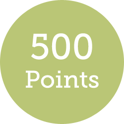 500 points