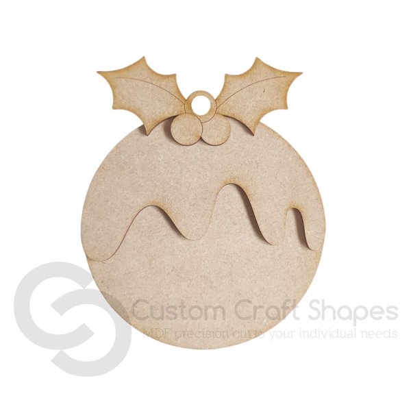 Christmas Pudding Bauble (3mm)