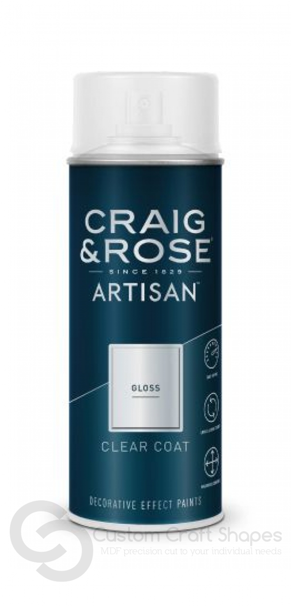 Clear Coat Gloss Spray, Craig & Rose