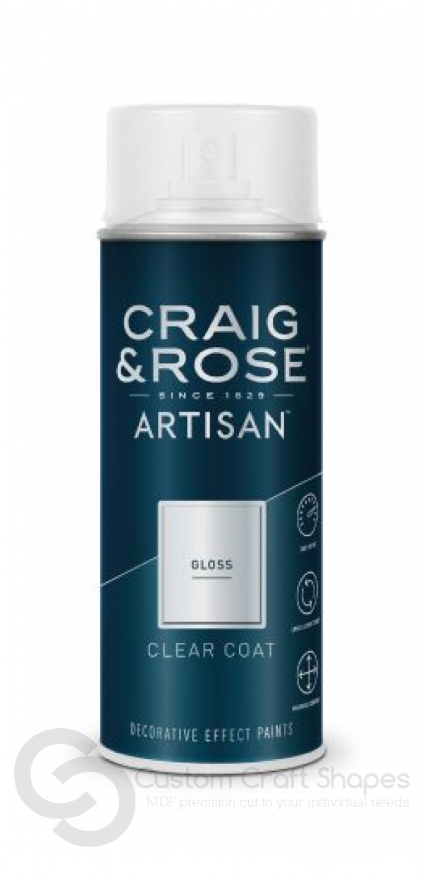 MDF Clear Coat Gloss Spray, Craig & Rose