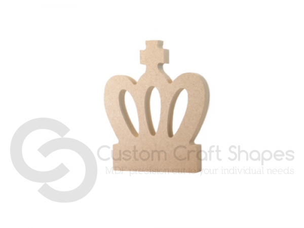Crown Shape with Cross (6mm)