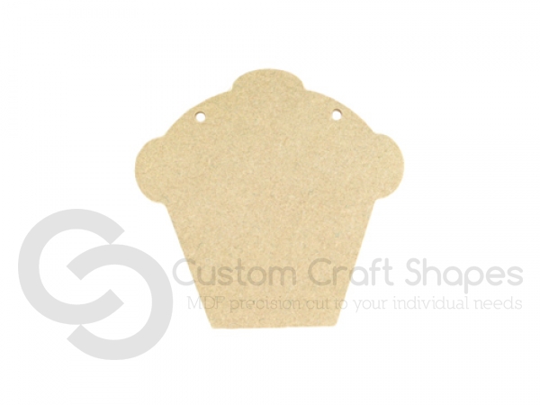 Cupcake Bunting Piece (6mm)