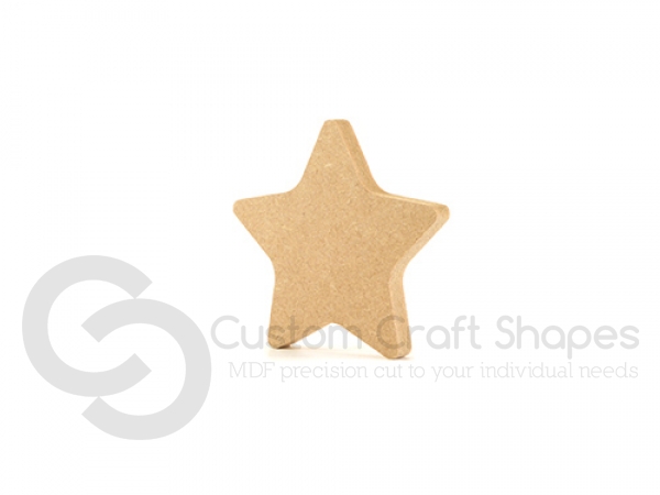 Freestanding Rounded Point Star (18mm)