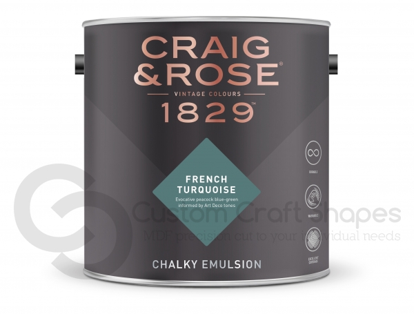 French Turquoise Chalky Emulsion, Craig & Rose Paint