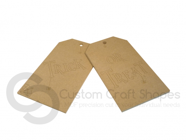 Large Door Tags, Trick or Treat (18mm)