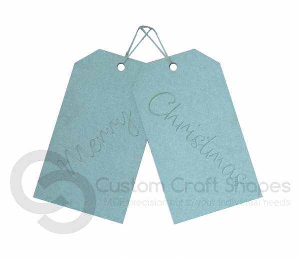 Large Door Tags, Merry Christmas/Nadolig Llawen (18mm)