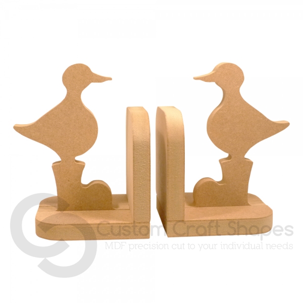 Set of Duck in Wellies Bookends 18mm