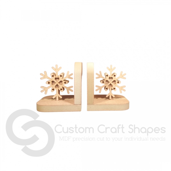 Snowflake Bookends 
