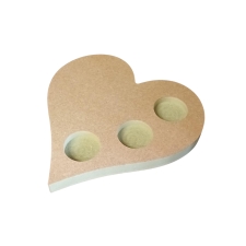 3 Tea light holder - Heart shape