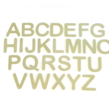 Arial Rounded Font, Individual Capital Letters (6mm)