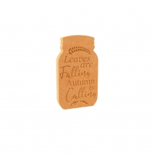 Autumn / Fall Engraved Mason Jars (18mm)