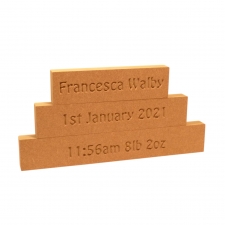 Baby Details Stacking Blocks (18mm)