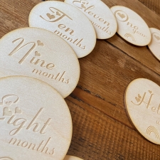 Baby Milestone Rounds (3mm Ply)