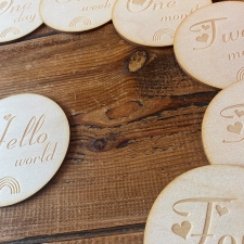 Baby Milestone Rounds (3mm Ply)