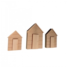 Beach Huts Set of 3