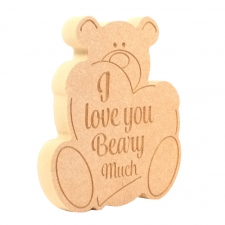 'I love you Beary Much' Bear (18mm)