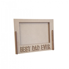 Best Dad Ever Photo Frame (3mm)