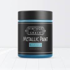 Blue Lagoon, Metallic Paint, Vintage with Grace