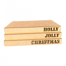 Book Stack 'Holly Jolly Christmas' (18mm + 3mm)