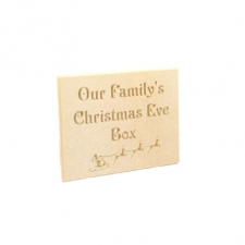 Christmas Eve Box Topper Plaques (6mm)