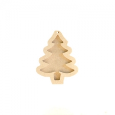 Christmas Tree Hanging Frame Decoration (6mm)