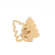 Christmas Tree Hanging Frame Decoration (6mm)