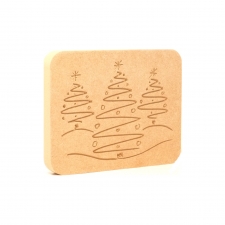 Christmas Tree Plaque (18mm)