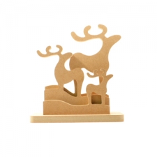 Classic Reindeer Family (18mm)