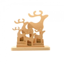 Classic Reindeer Family (18mm)