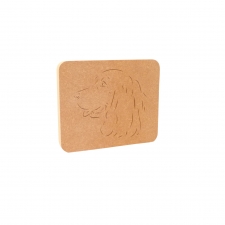 Cocker Spaniel Dog Face Plaque (18mm)