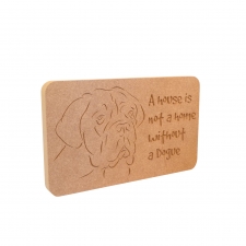 Dogue De Bordeaux Dog Plaque (18mm)