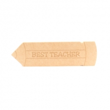  Best Teacher Engraved Pencil (18mm)