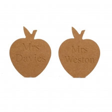 Personalised Engraved Freestanding Apple (18mm)