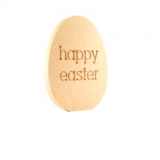 'happy easter' Engraved Easter Egg (18mm)