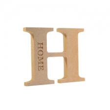 Home, Engraved Letter (18mm)