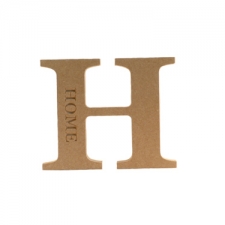 Home, Engraved Letter (18mm)