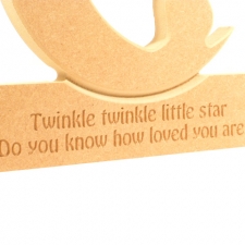 Hare in a Moon 'Twinkle Twinkle Little Star...'  (18mm)