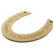 Engraved Horse Shoe (6mm)