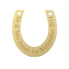 Engraved Horse Shoe (6mm)