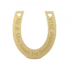 Engraved Horse Shoe (6mm)