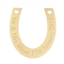 Engraved Horse Shoe (6mm)