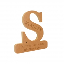 Engraved Letter on a Plinth (18mm)