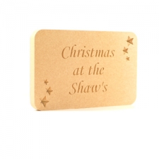 Christmas at the ... Engraved Plaque (18mm)