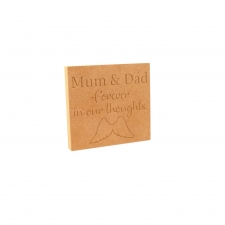 Forever in our thoughts, Personalised Engraved Plaque