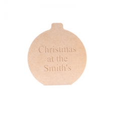 Christmas at the... Engraved Freestanding Bauble (18mm)