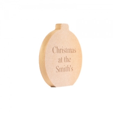 Christmas at the... Engraved Freestanding Bauble (18mm)