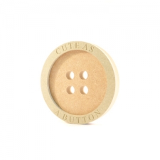Engraved Button 'Cute as a Button' (18mm+6mm)