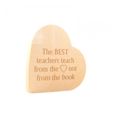 The best teachers teach from the heart... (18mm)