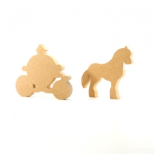 Horse and Carriage, Freestanding (18mm)