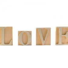 Freestanding LOVE Blocks (18mm + 6mm)